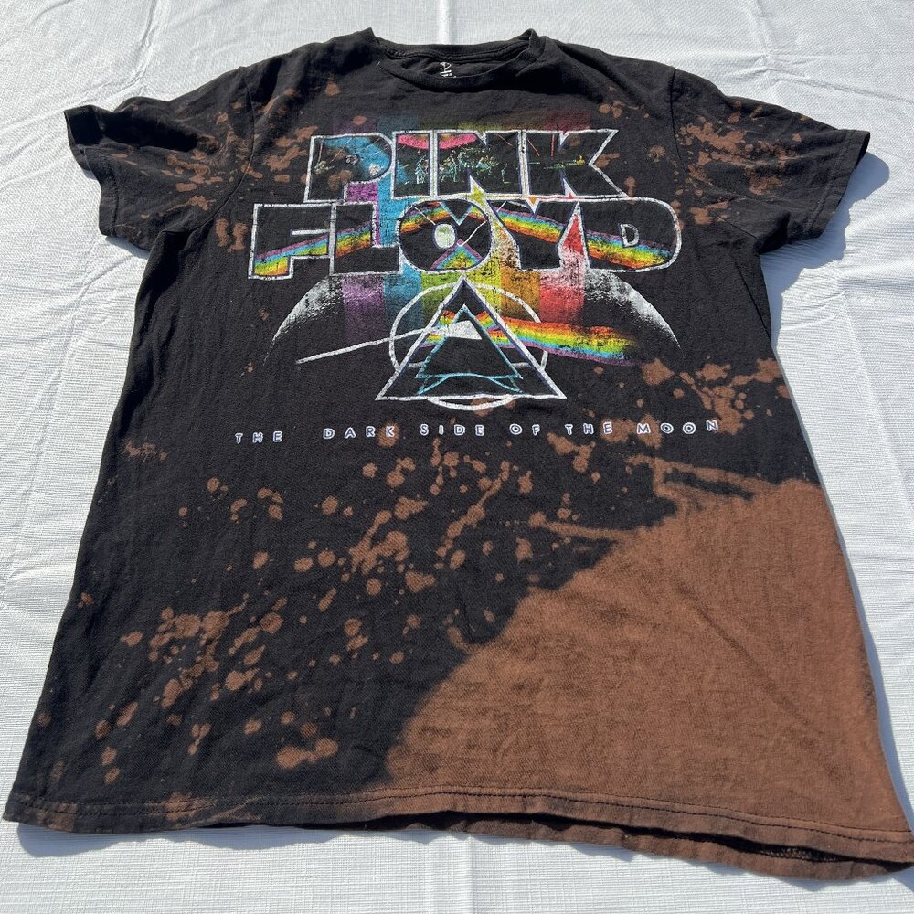 Pink Floyd The Dark Side Of The Moon Graphic Band T Shirt Size Medium